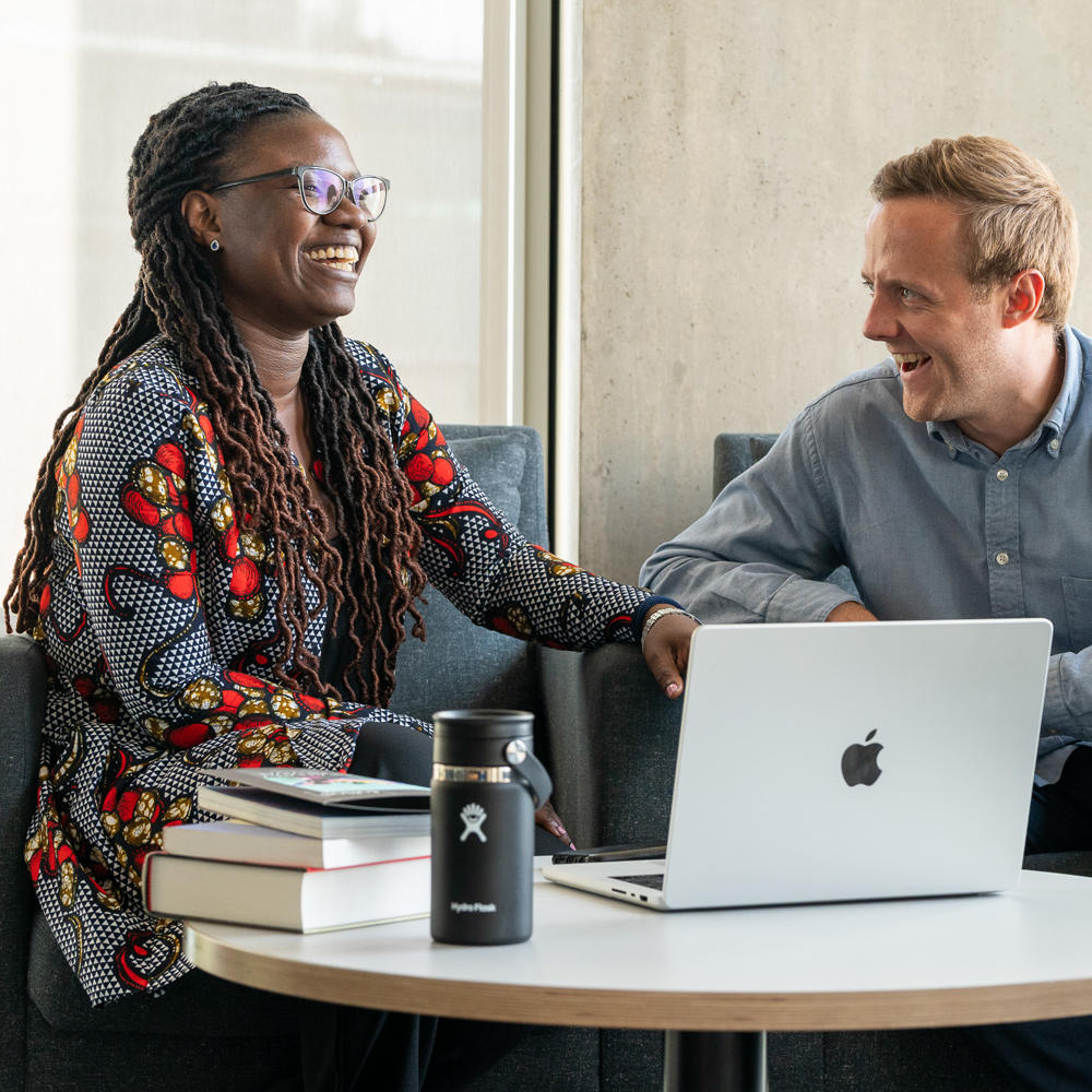 Helga and Simon, Afya Pamoja co-founders
